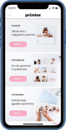 Aplikacija Printee Aplikacija Printee
