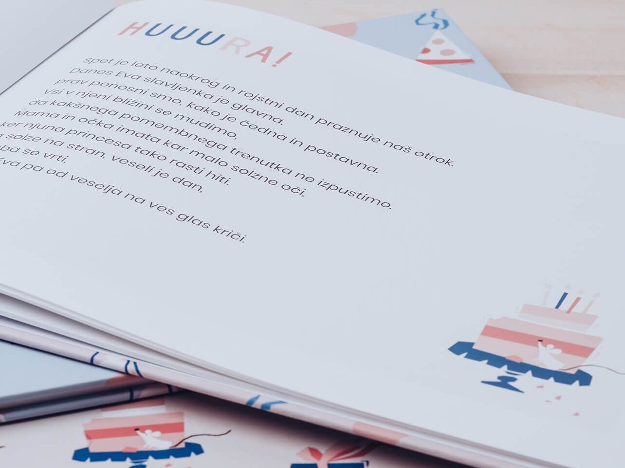 Darilna knjiga - stran s posvetilom